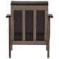 Baxton Studio Pierce Lounge Chair with Walnut Frame in Dark Brown, , large