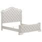 Millenium Arlendyne King Upholstered Bed with 2 Nightstands in Antique White, , large