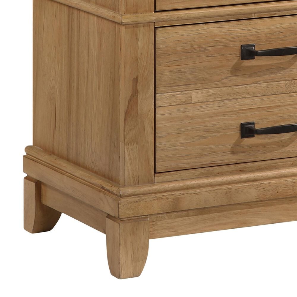 New Heritage Design Sunstone 2-Drawer Nightstand in Honey, , large