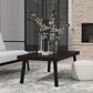 Linon Home Decor Holland Aluminum Coffee Table in Black, , large
