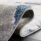 Safavieh Cyrus Shag 3" x 5" Blue and Beige Area Rug, , large