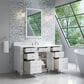James Martin Bristol 60" Single Bathroom Vanity Cabinet in Bright White, , large