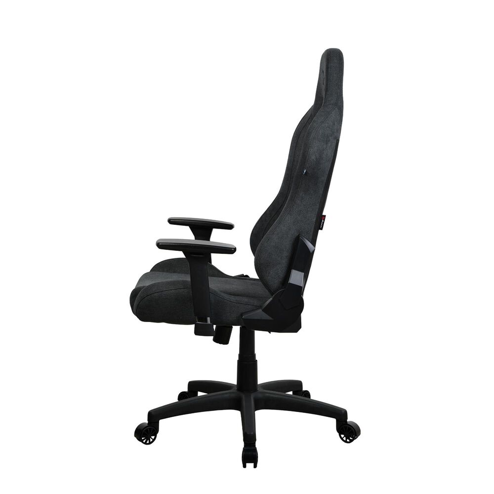 Arozzi Toretta Soft Fabric Gaming Chair in Dark Grey, , large