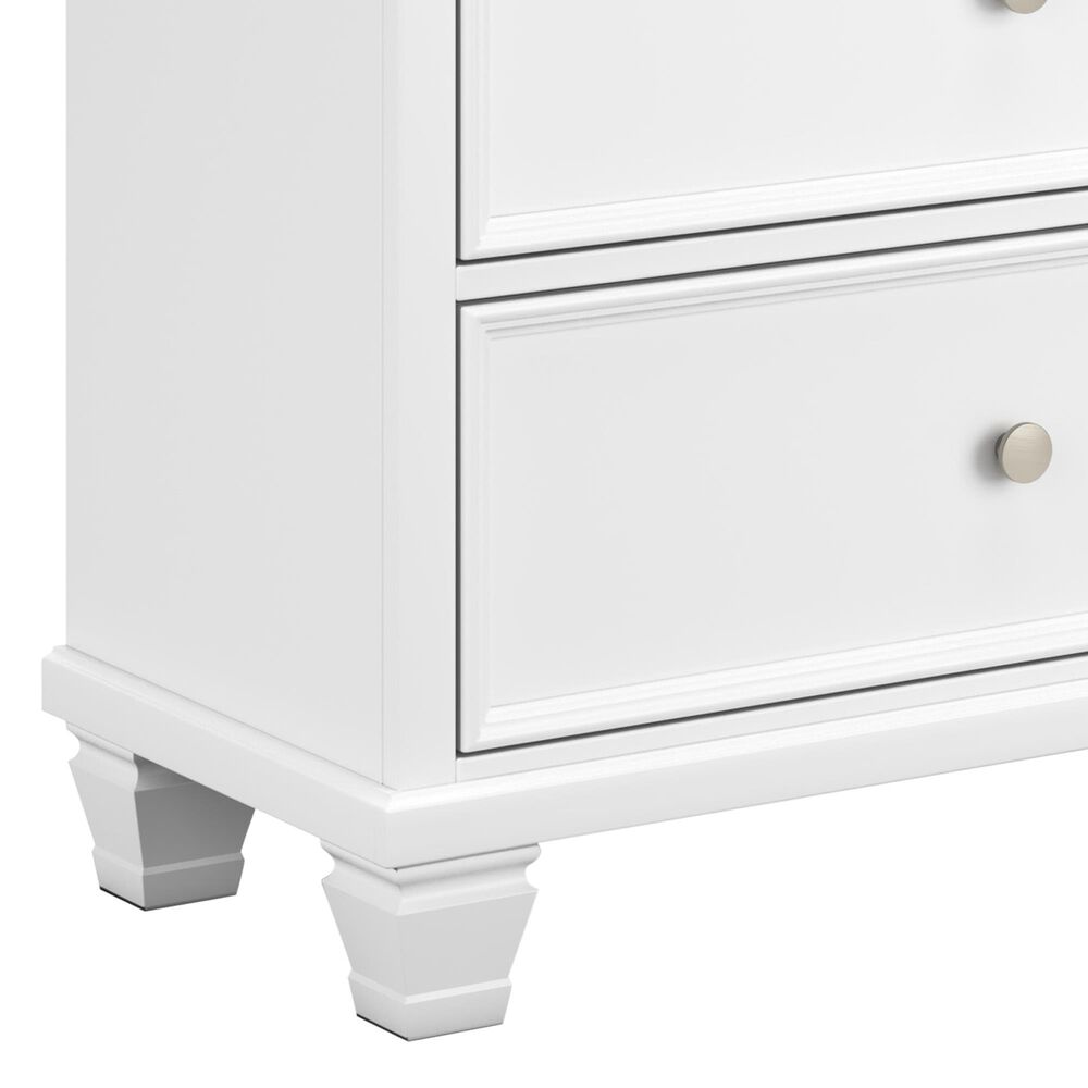 Ashley Fortman Dresser and Mirror in White, , large
