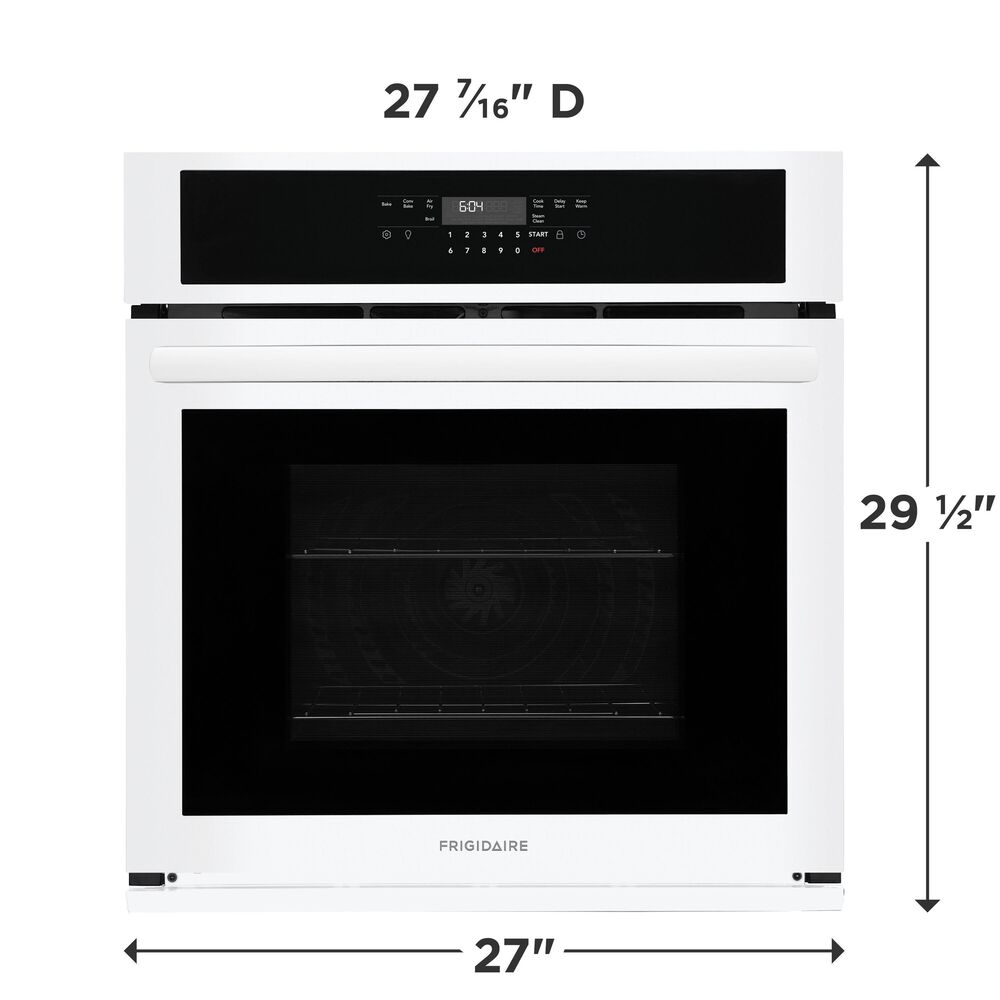 Frigidaire 27" Single Wall Oven in White, , large