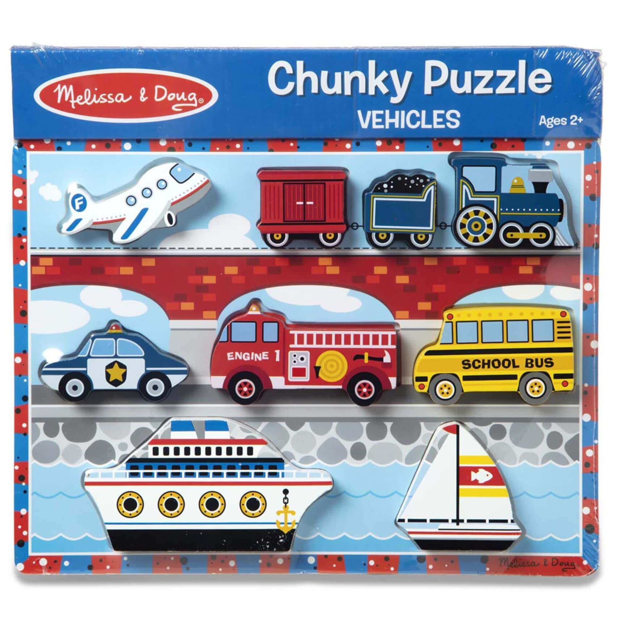 Melissa and doug school bus puzzle on sale