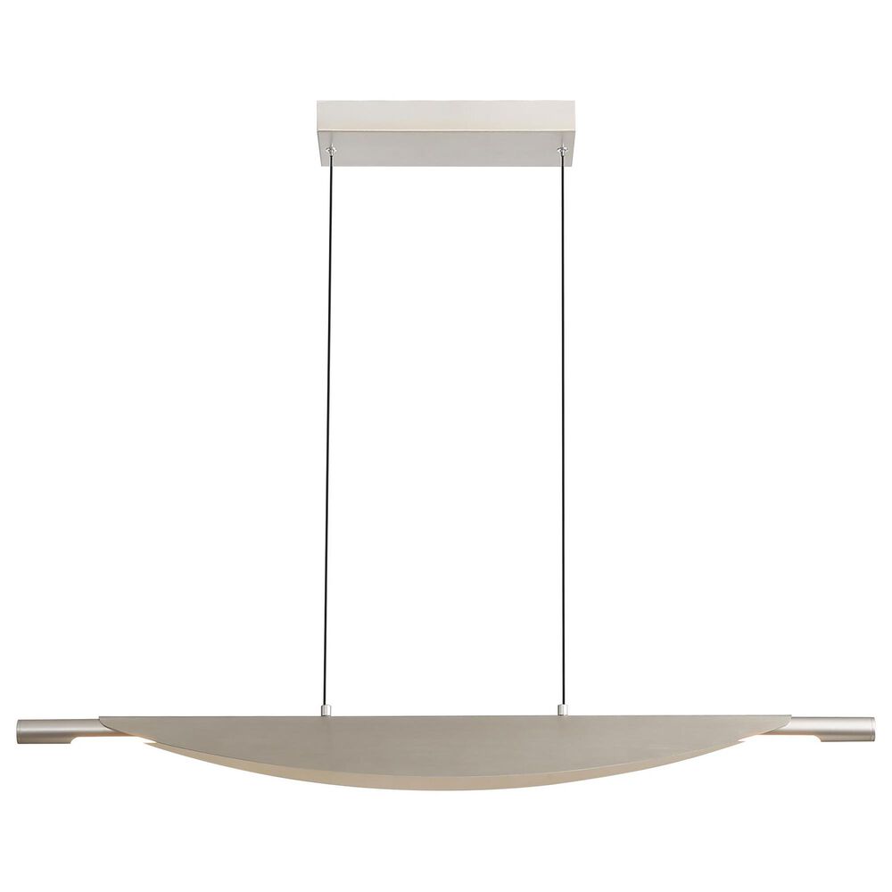 Golden Lighting Luma 42" 1-Light LED Linear Pendant in Sand Nickel, , large
