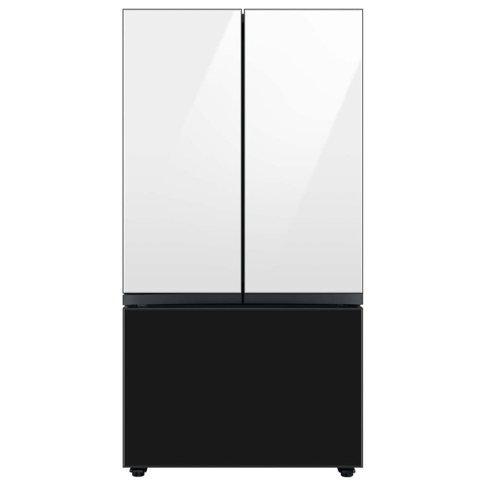 Samsung Bespoke Bespoke 3-Door French Door Refrigerator Top Panel in White Glass, , large