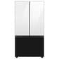 Samsung Bespoke Bespoke 3-Door French Door Refrigerator Top Panel in White Glass, , large