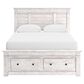 Ashley Makidern Queen Storage Bed with Two Drawers in Whitewash, , large