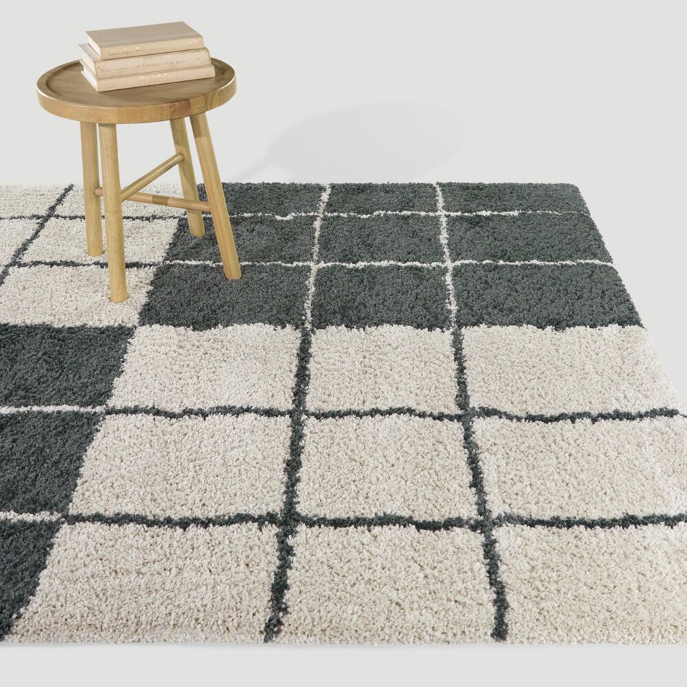 Balta Rugs Stella Morton Teal 5'3" x 7' Area Rug, , large