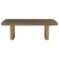Urban Home Mataranka 7-Piece Rectangular Dining Set in Bistre and Brushed Golden Stainless Steel, , large