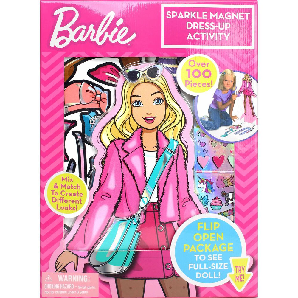 Tara Toy Corp Barbie Sparkle Magnetic Dress Up Activity, , large