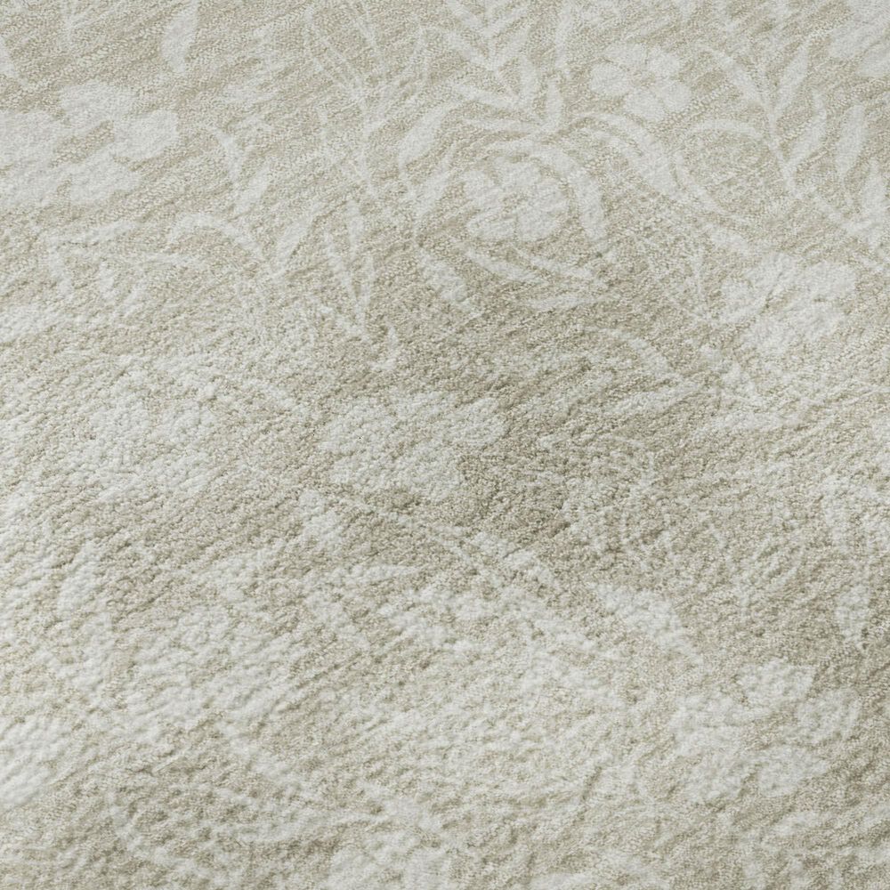 Dalyn Rug Company Soft Essentials Floral Beige 9' x 12' Indoor/Outdoor Area Rug, , large