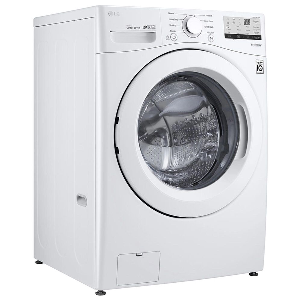 LG 4.5 Cu. Ft. Ultra Large Front Load Washer in White, , large