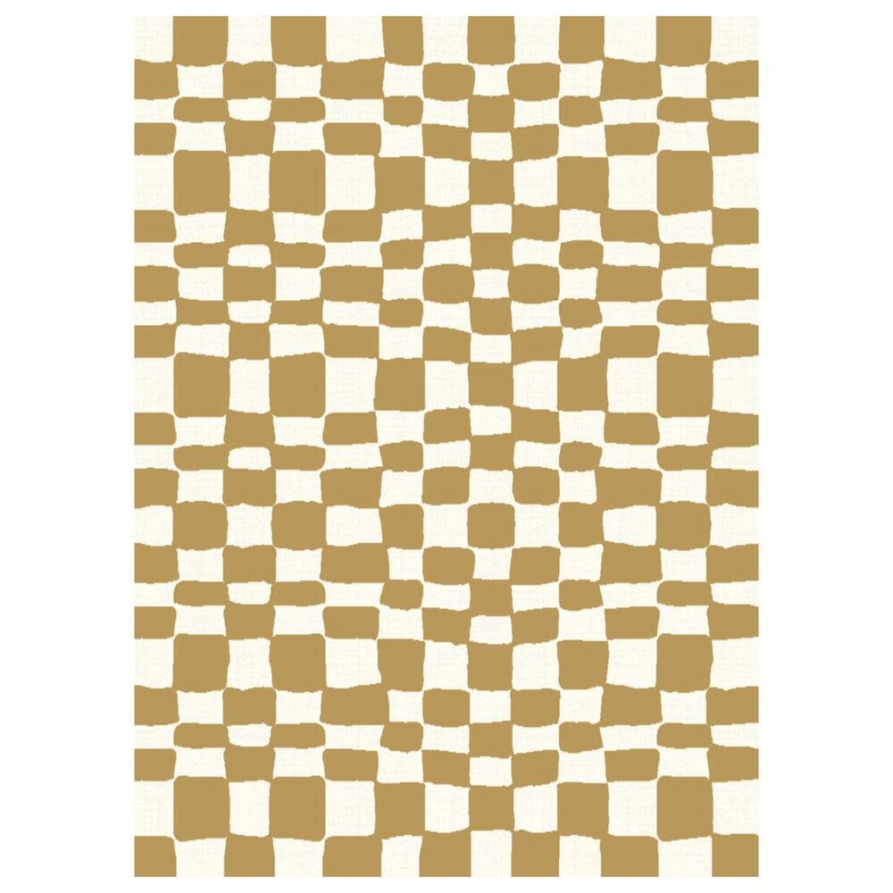 Balta Rugs Straker Checkered 5"3" x 7" Tan Area Rug, , large