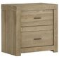 Riva Ridge Modern Loft 2-Drawer Nightstand in Modern Khaki, , large