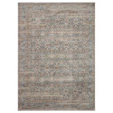 Angela Rose Blake 2" x 3" Ocean and Mocha Area Rug, , large