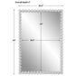 Uttermost Serna Vanity Mirror in Matte White, , large
