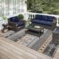 Dalyn Rug Company Sedona Southwestern 8" x 10" Midnight Indoor/Outdoor Area Performance Rug, , large