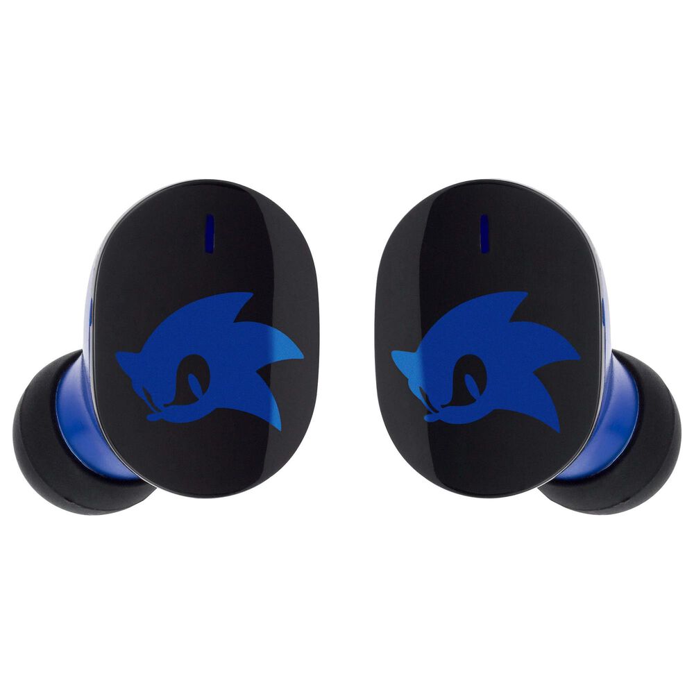 KIDdesigns Sonic the Hedgehog Bluetooth True Wireless Earbuds with Charging Case in Blue, , large