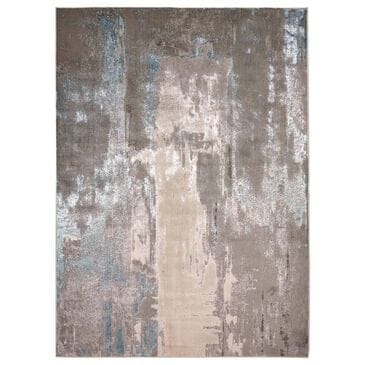 Feizy Azure 8" x 10" Beige and Blue Area Rug, , large