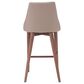 Zuo Modern Moor Counter Stool in Beige and Brown, , large