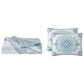 J. Queen New York Afton 3-Piece King/California King Quilt Set in Blue and White, , large