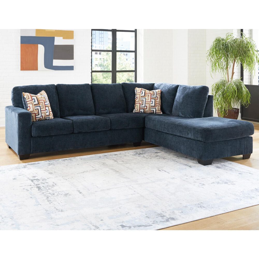 Ashley Aviemore 2-Piece Sectional with Right-Facing Chaise in Ink, , large