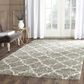 Safavieh Hudson Shag SGH282B-6 6" x 9" Grey/Ivory Area Rug, , large