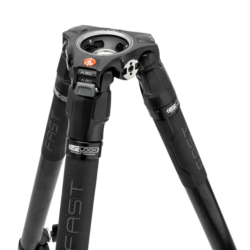 Manfrotto 504X Fluid Video Head with 635 Fast Single Carbon Leg in Black, , large