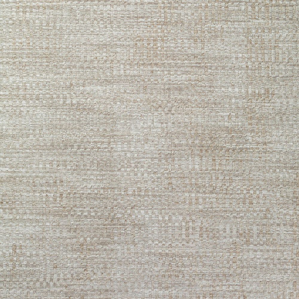 Surya Masterpiece Light Gray and Medium Gray 6'7" Round Area Rug, , large