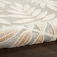 Nourison Aloha Tropical 2"3" x 8" Natural Indoor/Outdoor Runner, , large