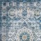 Central Oriental Trisha Yearwood Belmont Daken 7"10" x 9"6" Blue and Ivory Area Rug, , large