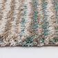 Central Oriental Tulsa Dunkerton 7"10" x 9"10" Aqua and Blue Navy Area Rug, , large