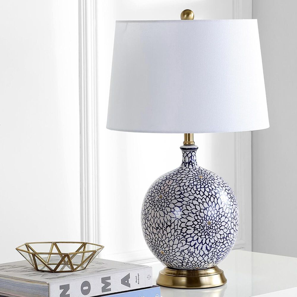 Safavieh Orianna Table Lamp in Blue/White, , large
