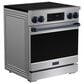 Thor Kitchen Gordon Ramsay 4.8 Cu. Ft. Professional Induction Range with Blue Color Kit Assembly in Stainless Steel, , large