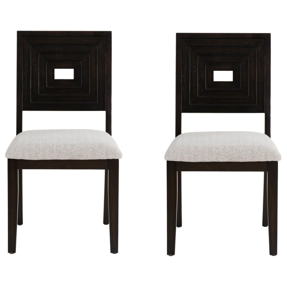 Linon Home Decor Ingrid Side Chair in Espresso (Set of 2), , large