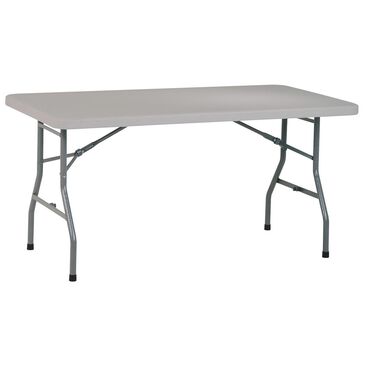 OSP Home 5" Folding Multi Purpose Table in Light Grey, , large