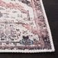 Safavieh Serapi 6"7" Square Ivory and Pink Area Rug, , large