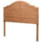Baxton Studio Clive King Panel Headboard in Ash Walnut, , large
