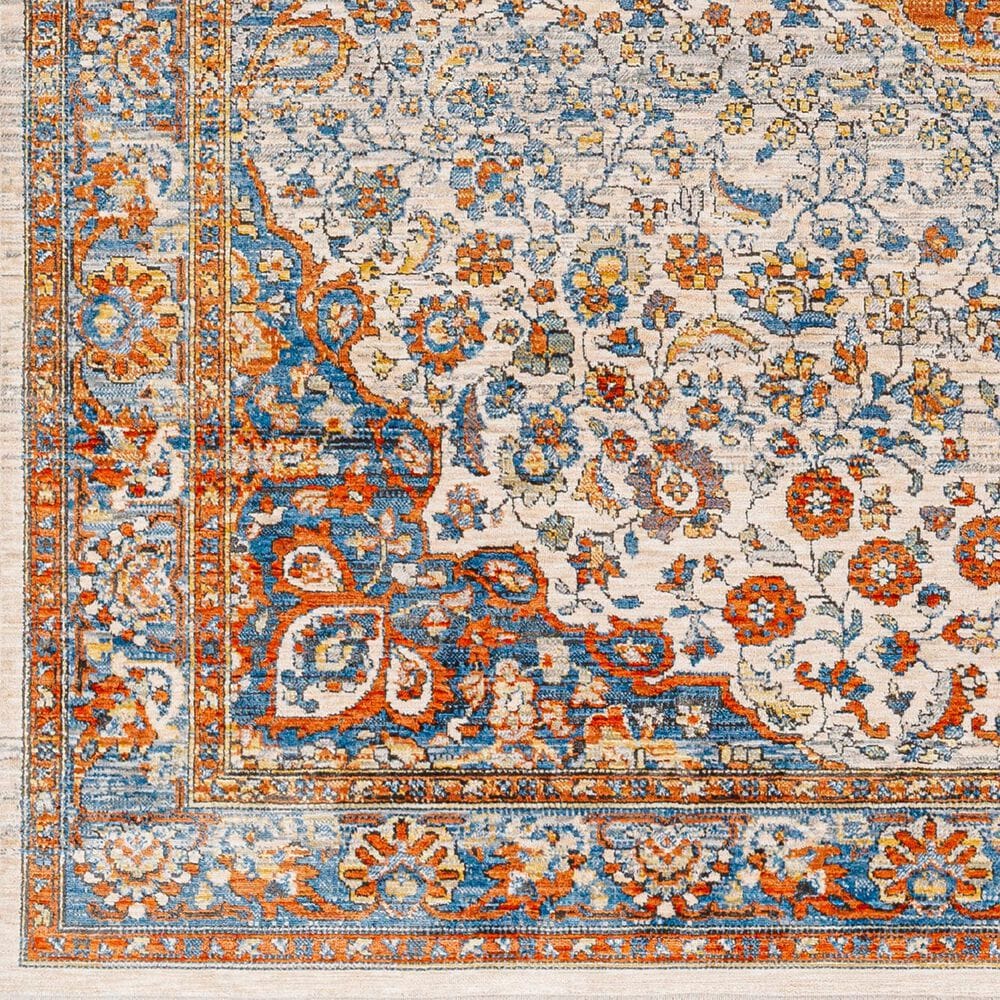 Surya Chicago CHG2306 8&#39;10&quot; x 12&#39;7&quot; Blue, Light Beige, Mustard, Brick Red, Burnt Orange, Slate, Taupe Area Rug, , large