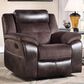 Steve Silver Pueblo Manual Recliner Chair in Coffee, , large