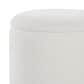 Lumisource Daniella Storage Ottoman in White, , large