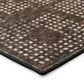 Dalyn Rug Company Delano 2"6" x 12" Chocolate Indoor/Outdoor Runner, , large