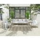 Nourison Positano Geometric Light Grey 4" x 6" Indoor/Outdoor Area Rug, , large