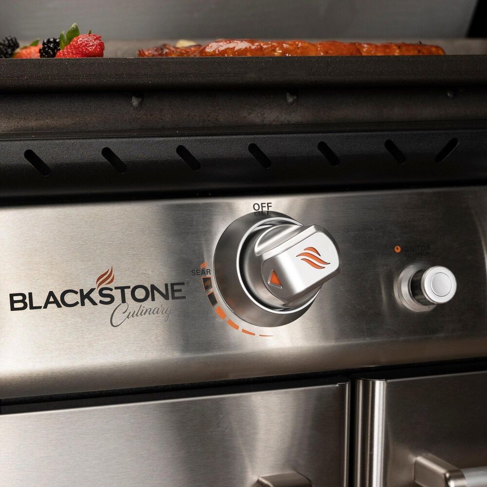 Blackstone 36&quot; Griddle Cooking Station with Cabinets in Stainless Steel and Black, , large