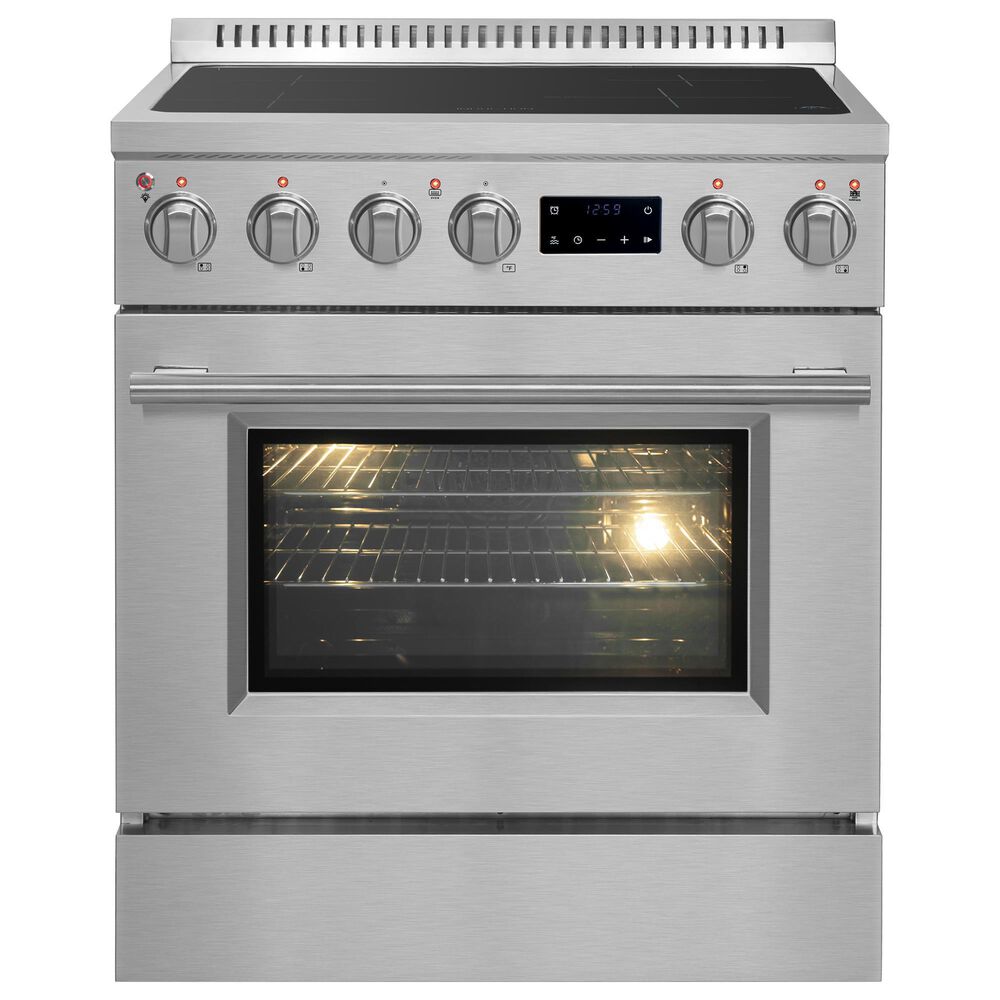 Forno Torino 30" Induction Range in Stainless Steel, , large