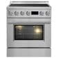 Forno Torino 30" Induction Range in Stainless Steel, , large