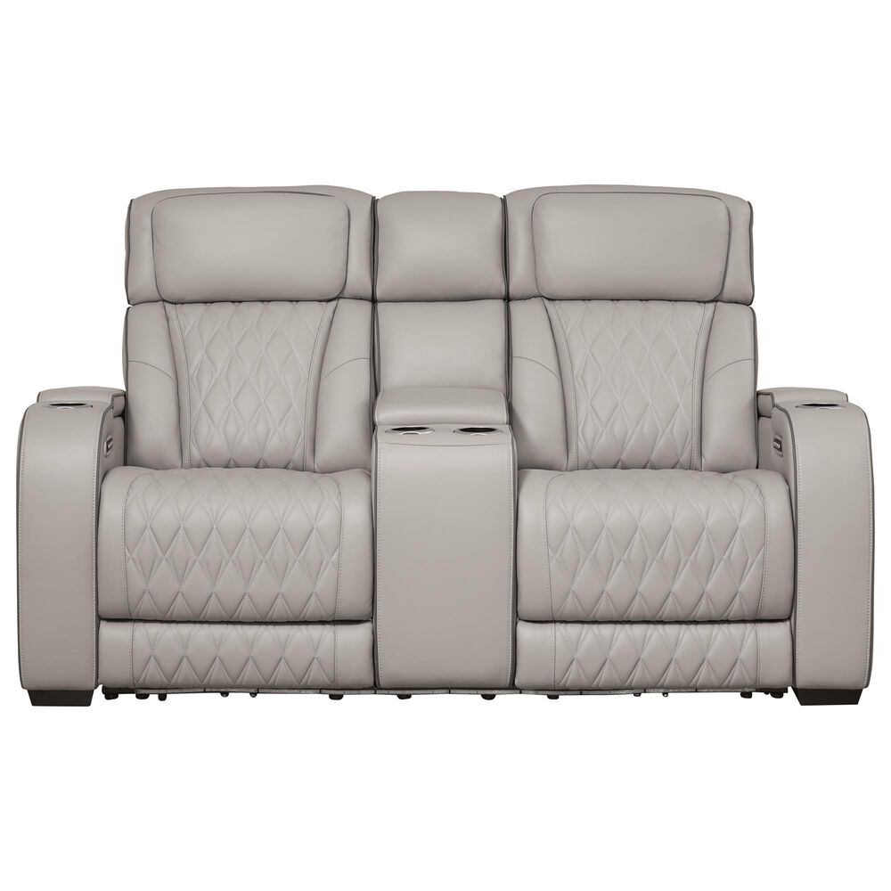 Ashley Boyington 2-Piece Power Reclining Living Room Set in Gray, , large